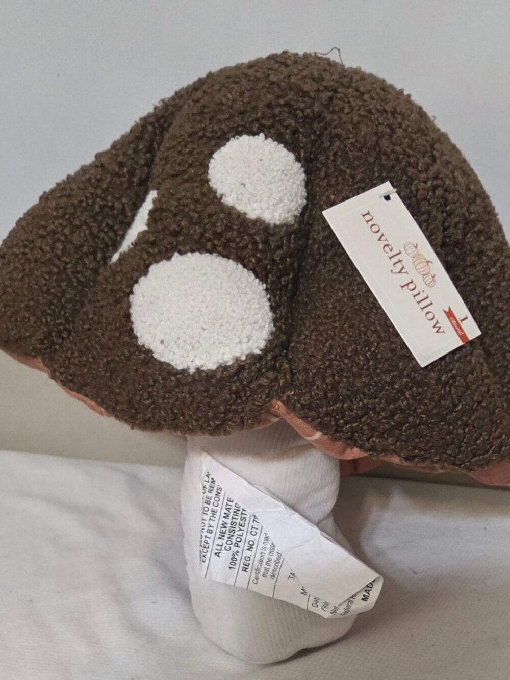 Target 3D Mushroom Shaped Foodie Cottagecore Pillow Plush Stuffed Toy